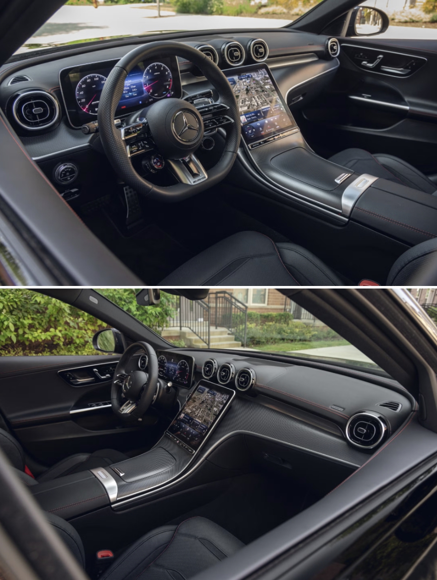 벤츠 C43 AMG 실내